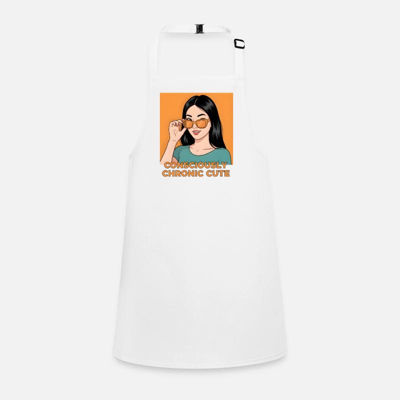 Conscientement Chronic Cute – Design de fille stylée Tablier Enfant