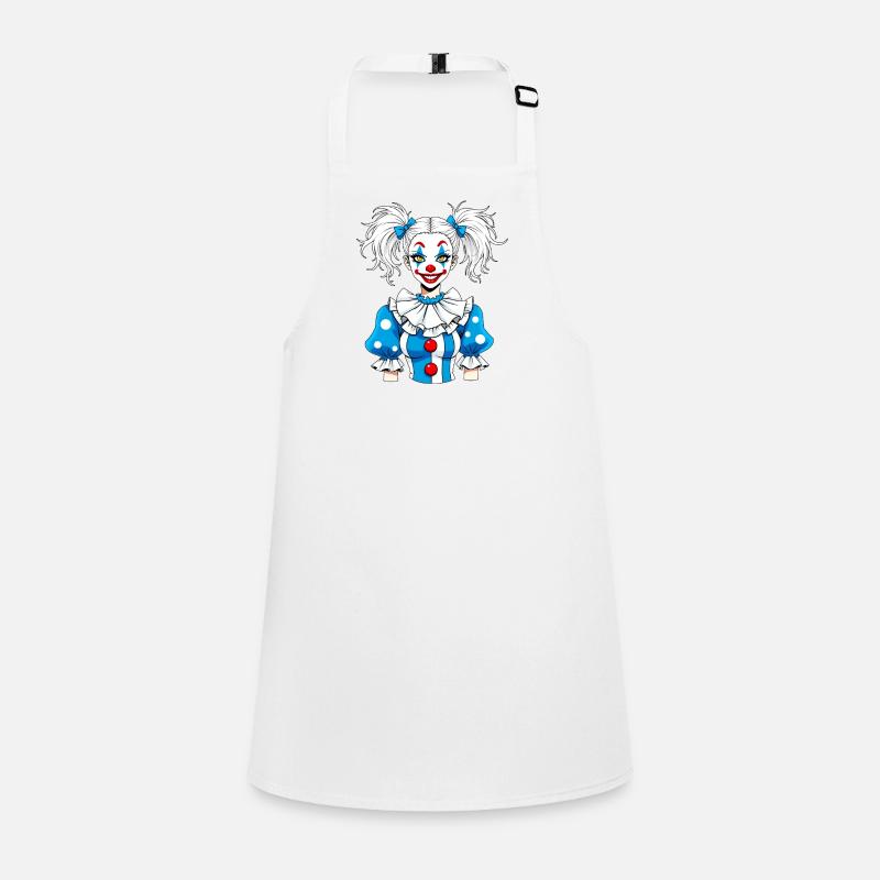 Mädchen Clown Girlfriend Zirkus Schürze für Kinder