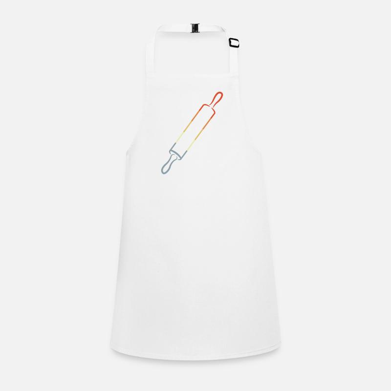 Vintage Rolling Pin Sketch Children's Apron