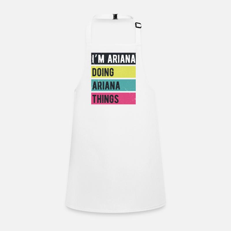 I’m Ariana Doing Ariana Things Retro Colors Children's Apron