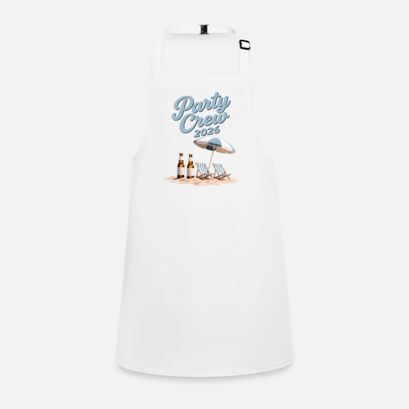 Party Crew 2026 Summer Vacation Beach Group Children's Apron