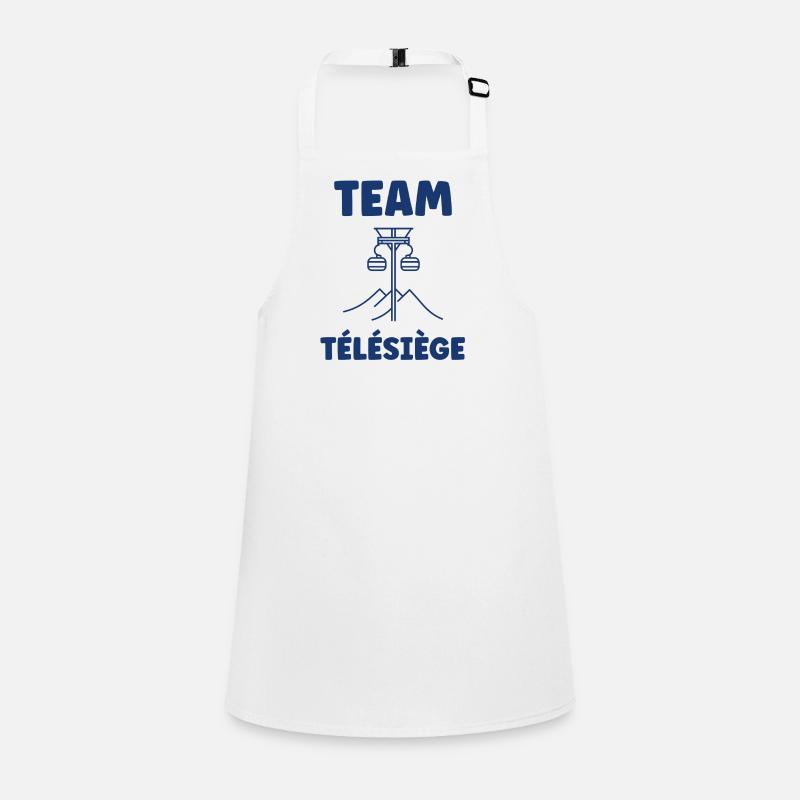 Team Télésiège Montagnes Tablier Enfant