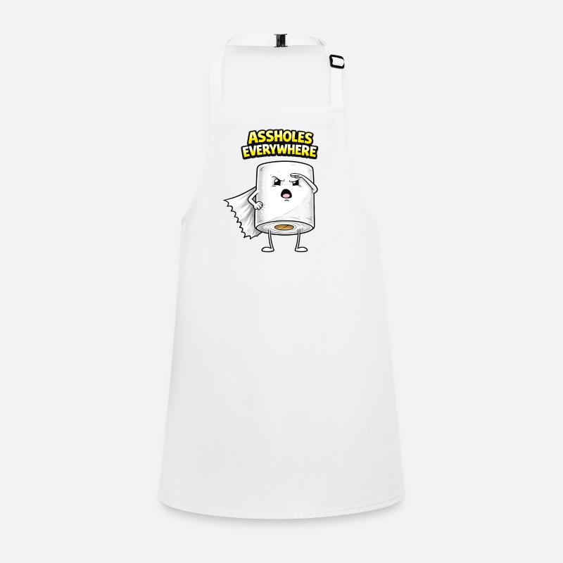 Assholes Everywhere Comic Design Children's Apron