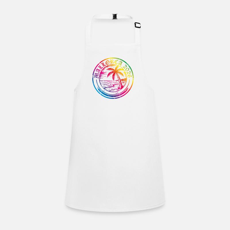 Palmier coloré de Majorque 2026 Tablier Enfant