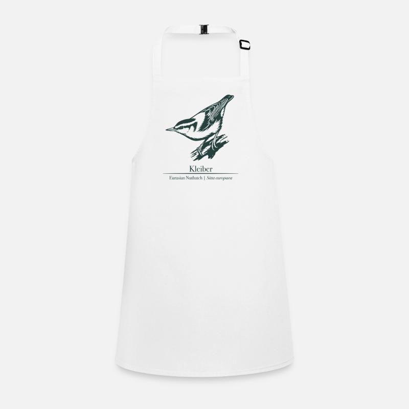 Nuthatch Silhouette | Ornithology | Drawing Children's Apron