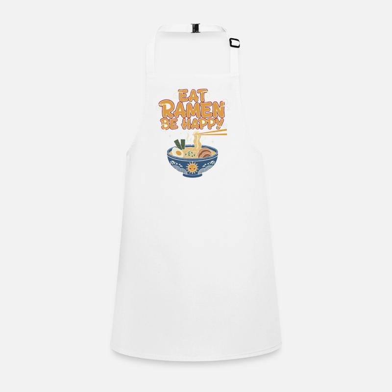 Illustration du bonheur de ramen Tablier Enfant