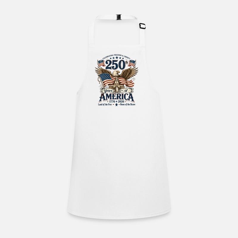 USA 250 Years Eagle Emblem Children's Apron