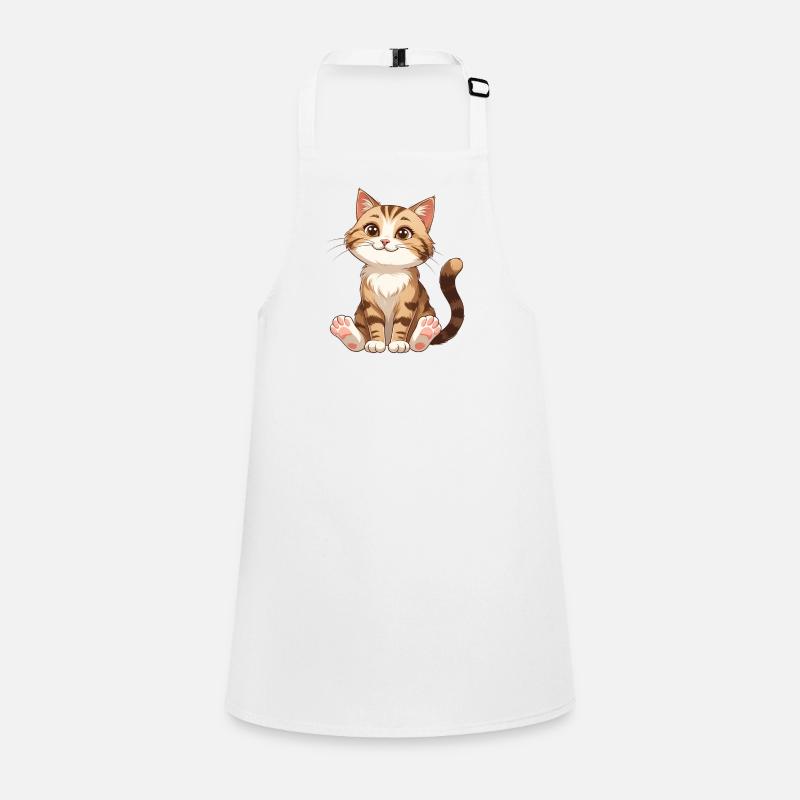 Cuddly kitten in the sunlight Children's Apron