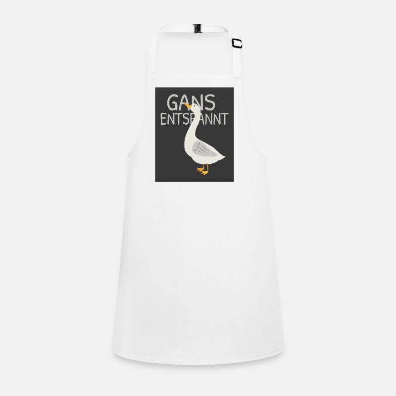 Goose Relaxed – Design Humoristic Relax Tablier Enfant