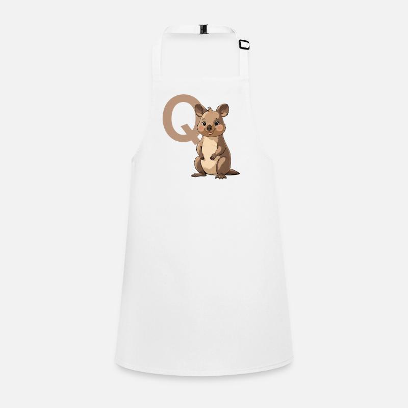 Koala with Q Mascot design Children's Apron