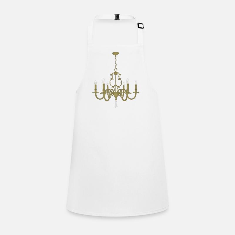 Gold Chandelier Pendant Light Children's Apron