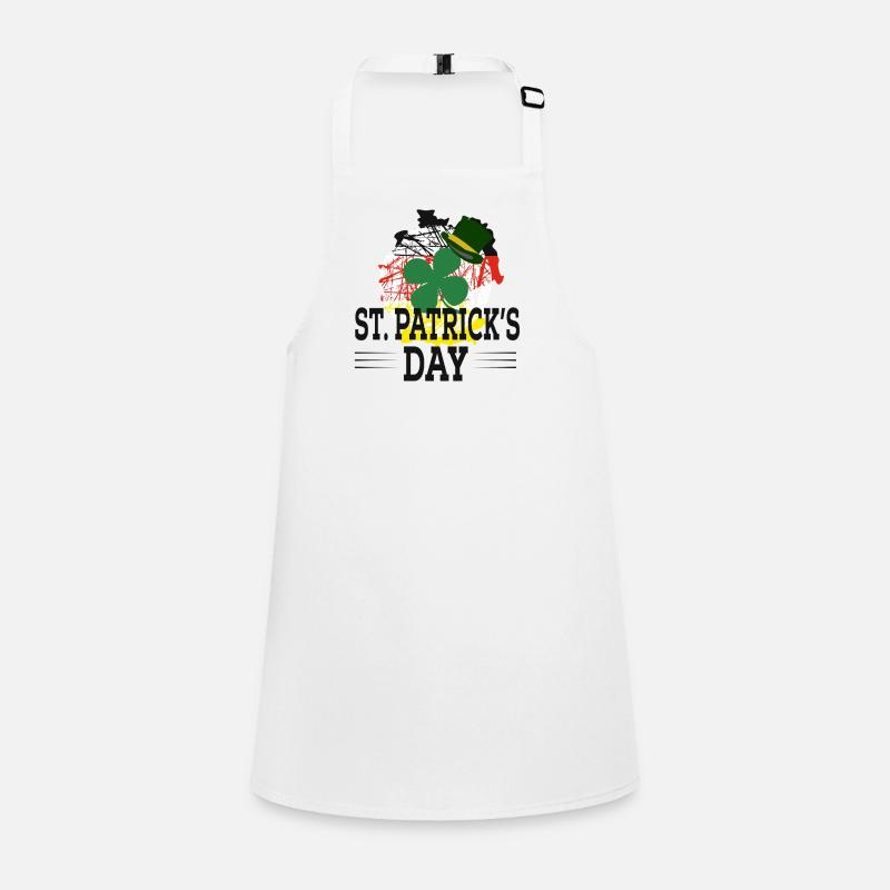 St Patrick's Day Shamrock Hat Graphic Children's Apron
