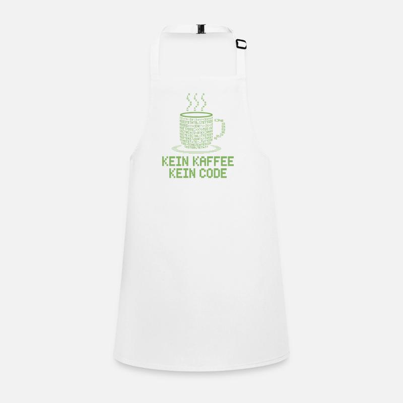 No Coffee No Code Programmeur Informaticien Tablier Enfant