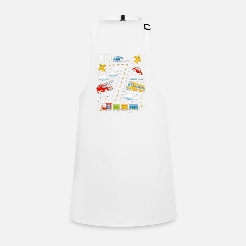 Seven-Way Transportation Children's Apron