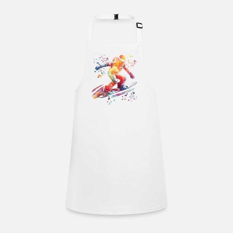 Snowboarder Snowboarding Snowboard Children's Apron