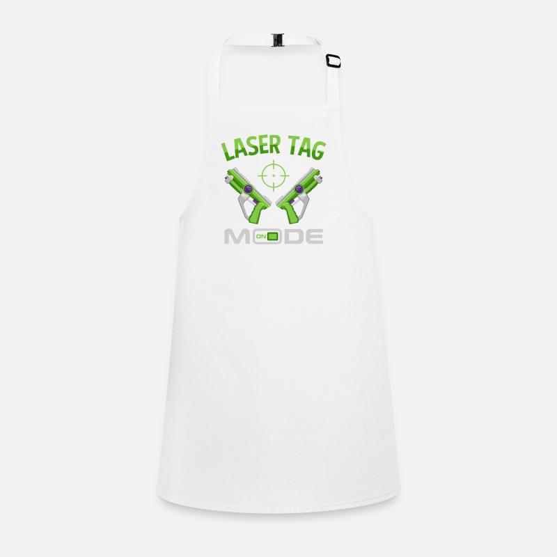 Mode Laser Tag sur des Blasters Drôle de Gaming Art Tablier Enfant