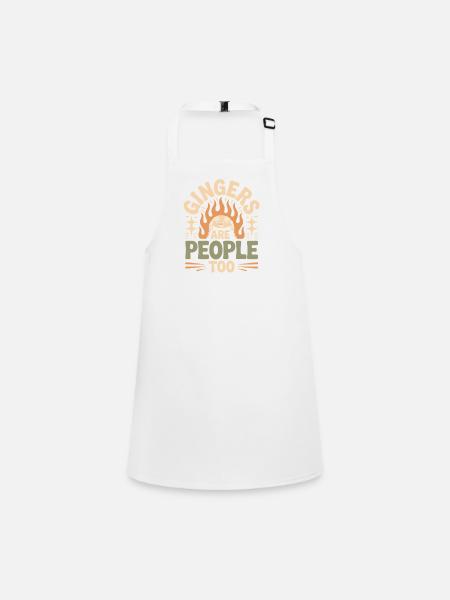 Gingers Are People Too - Children's Apron - white - Front