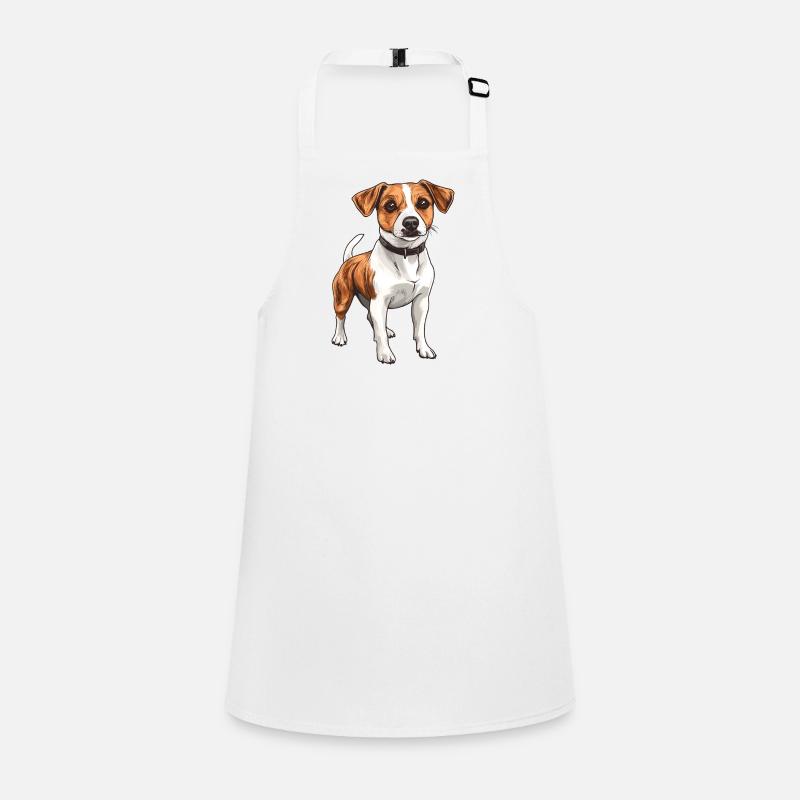 Jack Russel Terrier Hundedesign Schürze für Kinder