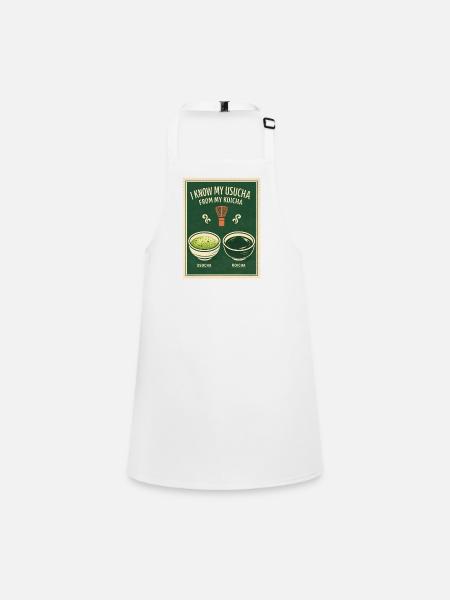 Usucha ou Koicha | Connaissance du matcha - Tablier Enfant - blanc - Devant