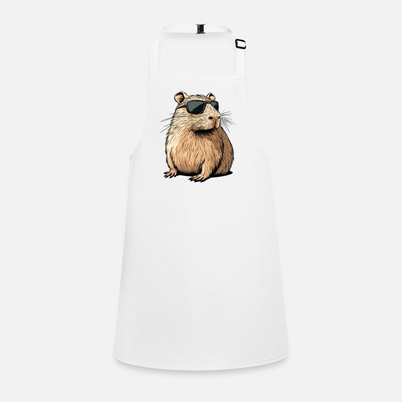Capybara avec lunettes de soleil Tablier Enfant