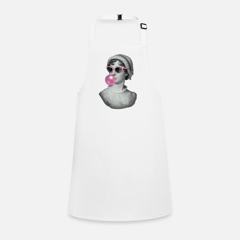 Jane Austen avec chewing-gum et lunettes de soleil Tablier Enfant