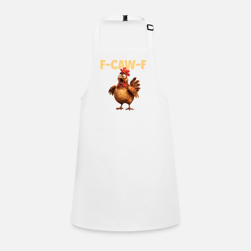 FCawF Chicken Bird Pun Sarcasm Dark Humor Children's Apron