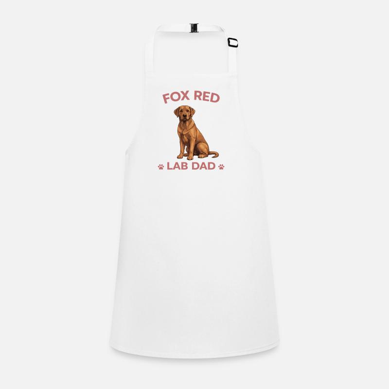 Fox Red Lab Dad Shirt Labrador Father Dog Children's Apron