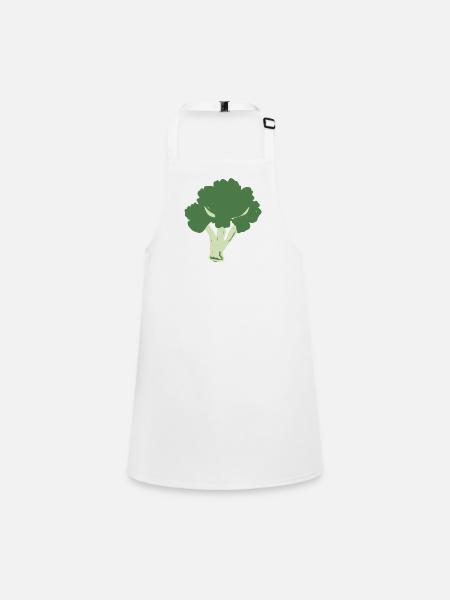 Broccoli Broccoli Heads - Children's Apron - white - Front