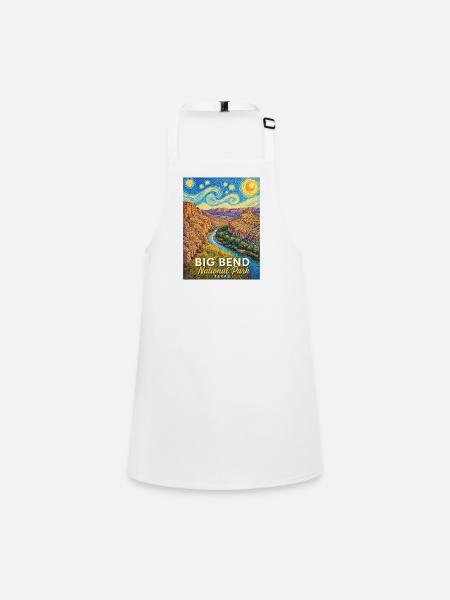 Big Bend National Park Splash of Colors - Children's Apron - white - Front