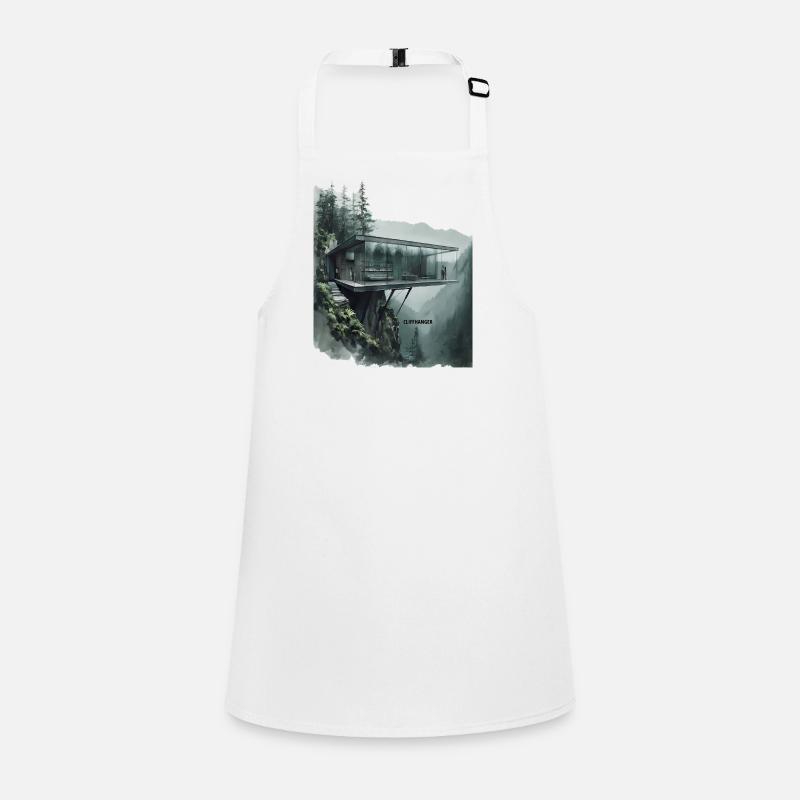 CLIFFHANGER - Modern Architecture Glass Villa Children's Apron