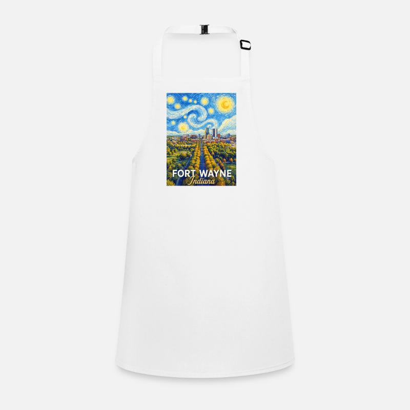 Fort Wayne, Indiana Starry Night Children's Apron