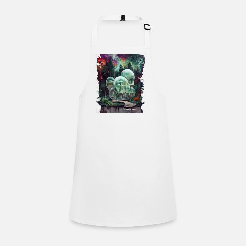 VIVRE DANS UNE BULLE - Architecture cosmique surréaliste Tablier Enfant