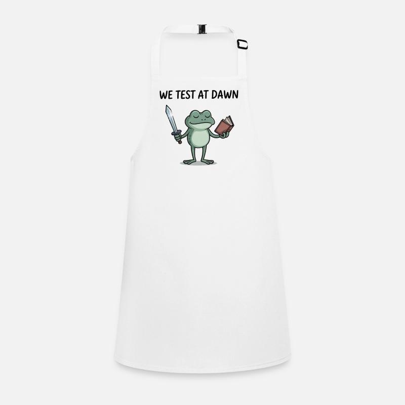 Frog Knight at Dawn Children's Apron