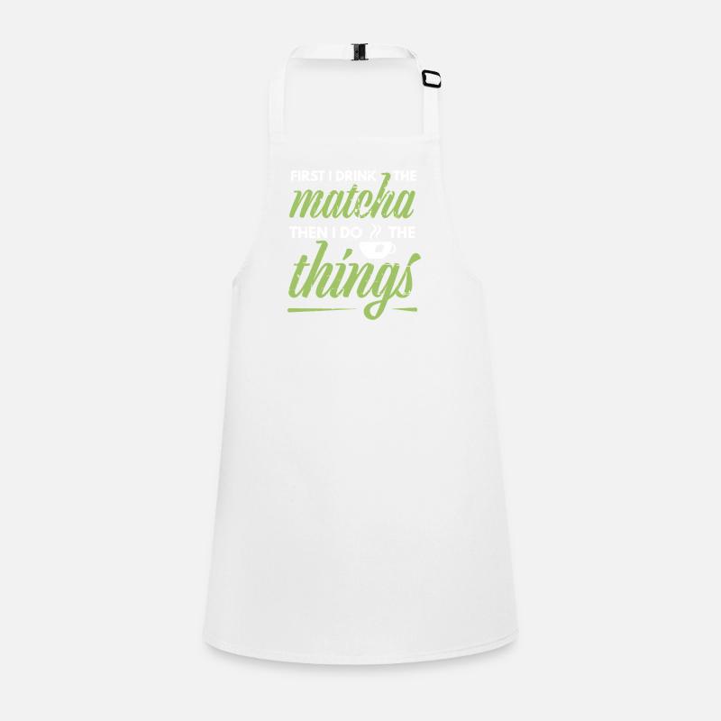 Matcha Morning Doer : Alors je Fais les Choses Tablier Enfant