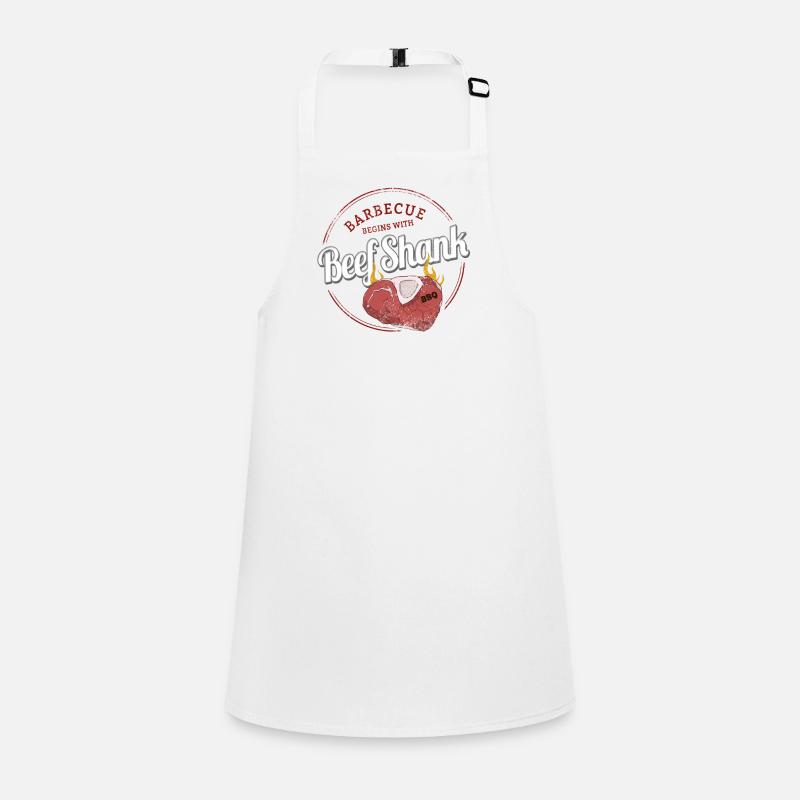 Beef Shank Barbecue Beef Knuckle Vintage BBQ Design Children's Apron