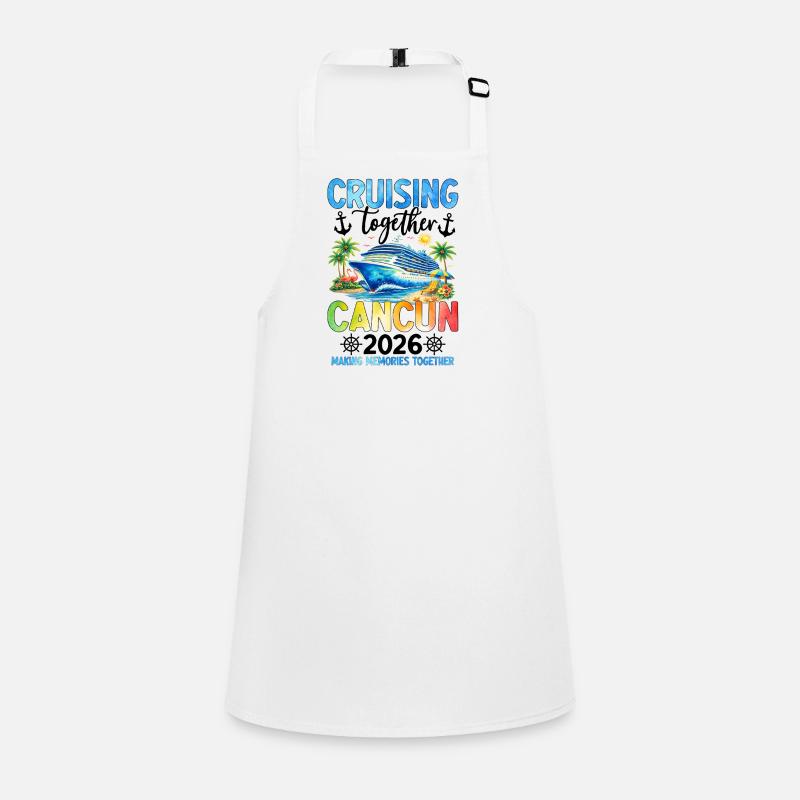 Family Vacation Cancun 2026 Children's Apron