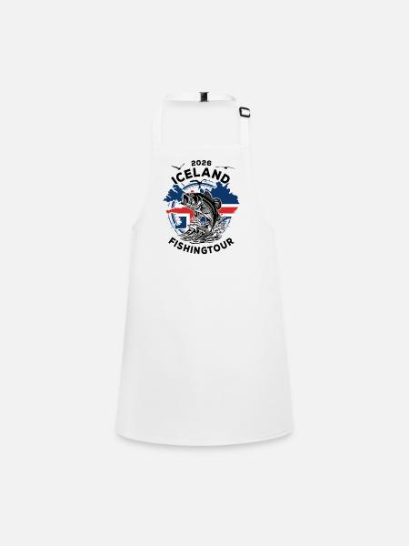 Iceland Fishing Tour | 2026 Gift - Children's Apron - white - Front
