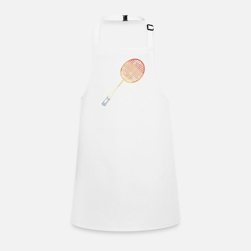 Esquisse de raquette de badminton Tablier Enfant