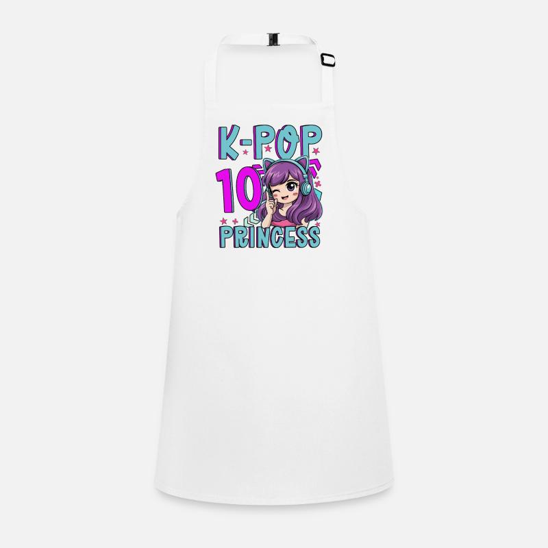 Princesse K-Pop Anniversaire de 10 ans Tablier Enfant