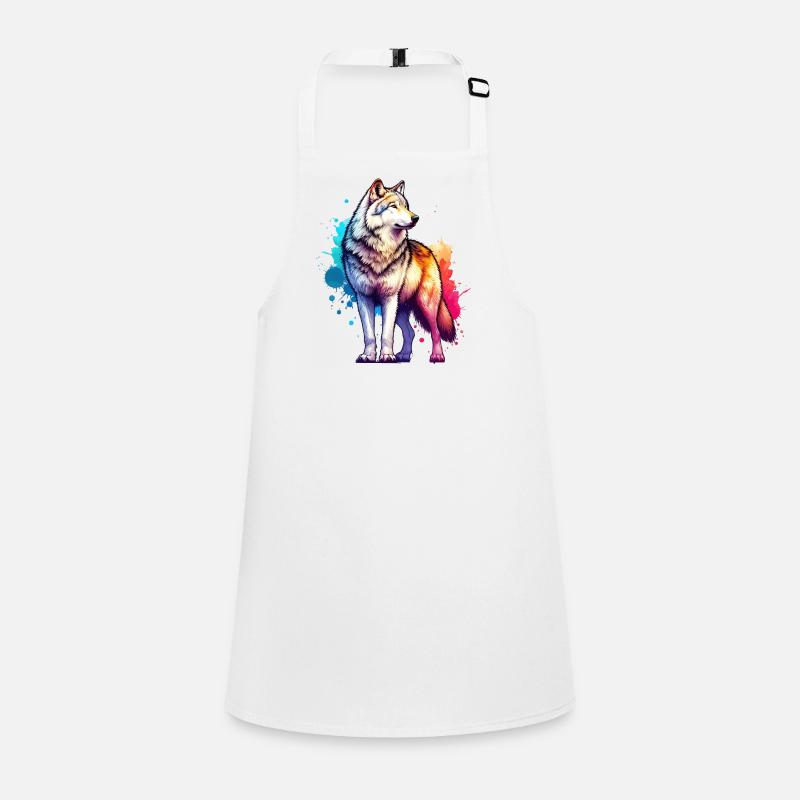 Don du Loup Gris Tablier Enfant