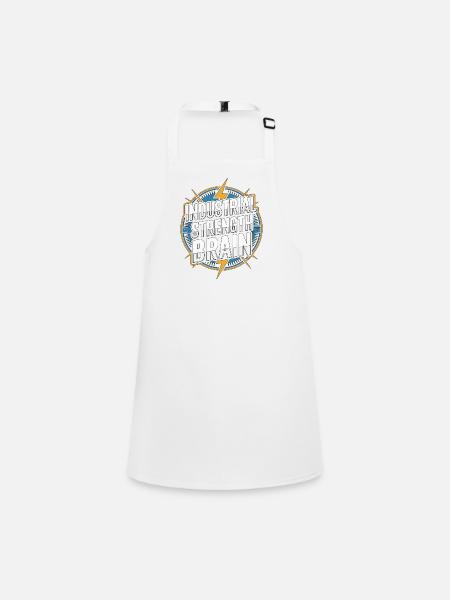 Industrial Electrician Industrial Strength Repair - Children's Apron - white - Front