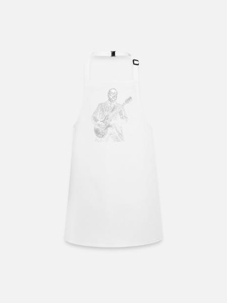 Grover Cleveland Guitar - Children's Apron - white - Front