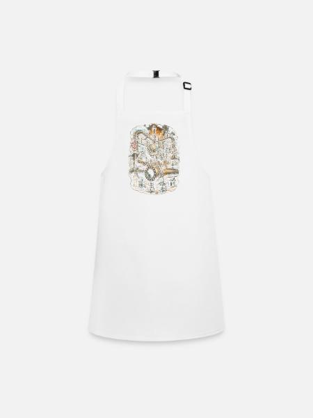 Pipe Layer Pipeline Builder - Children's Apron - white - Front