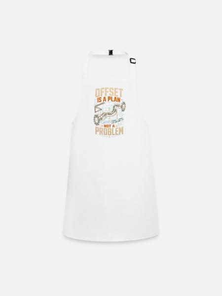 Pipe Layer Pipeline Builder - Children's Apron - white - Front