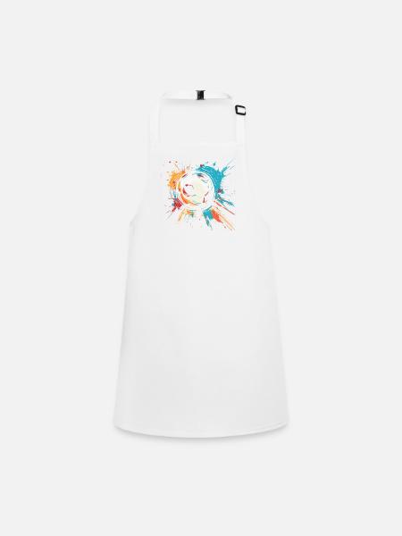 Football Graffiti - Children's Apron - white - Front