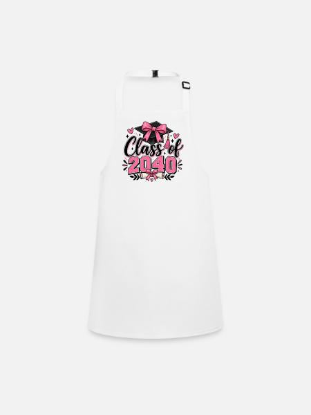 Class of 2040 Graduation Dream - Children's Apron - white - Front