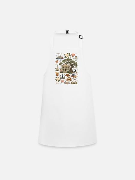 Savannah | Southern, Oaks & Charm - Children's Apron - white - Front