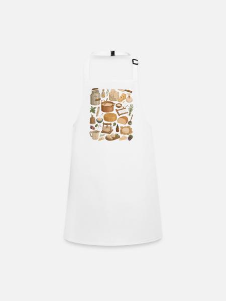 Cheese Love | Cheese & Cheese Crafts - Children's Apron - white - Front