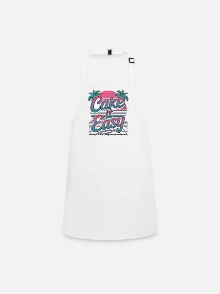 Pastry Chef Cake It Easy Baking Professional - Children's Apron - white - Front