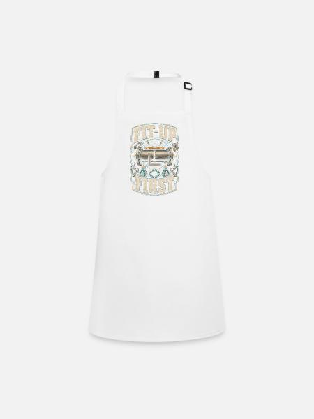 Pipelayer Piping Fitter Fit Up First - Children's Apron - white - Front
